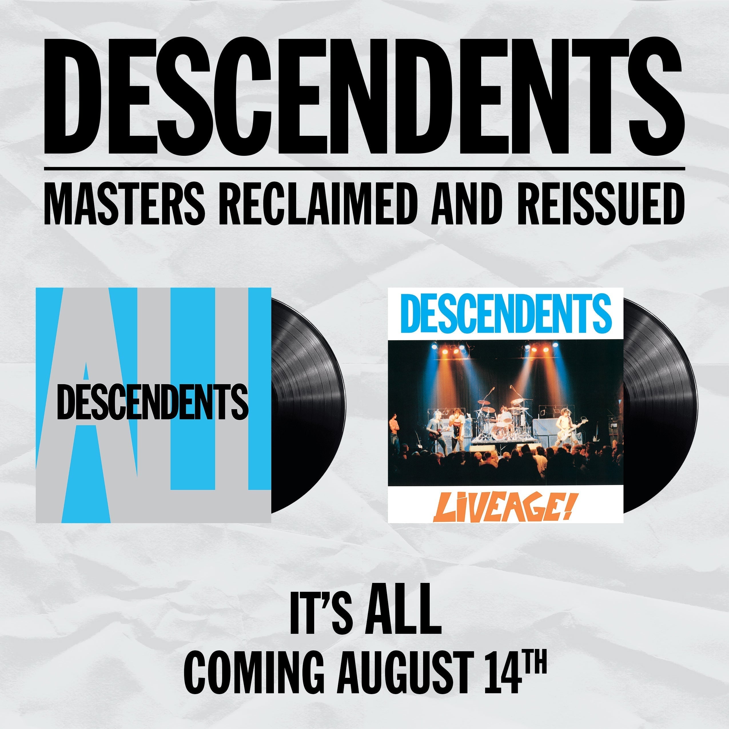 Descendents: ALL & Liveage! – Org Music