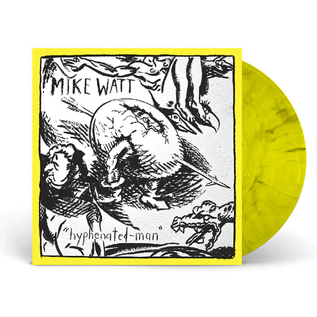 Hyphenated-Man Yellow & Black Swirl Color LP