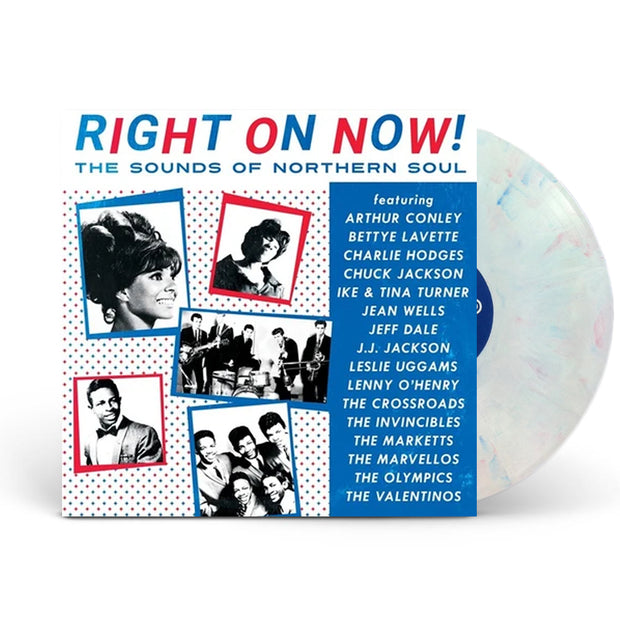 Right On Now! The Sounds Of Northern Soul White w/ Red and Blue Swirl Vinyl